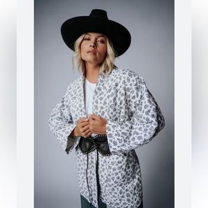 Quilted Floral Jacket By Bobbie Wren purchased from Clad and Cloth boutique